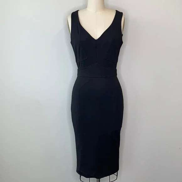 Zac Posen Dresses | Zac Posen Black Fitted Dress | Color: Black | Size: Please Check Measurements | Stylebyria's Closet